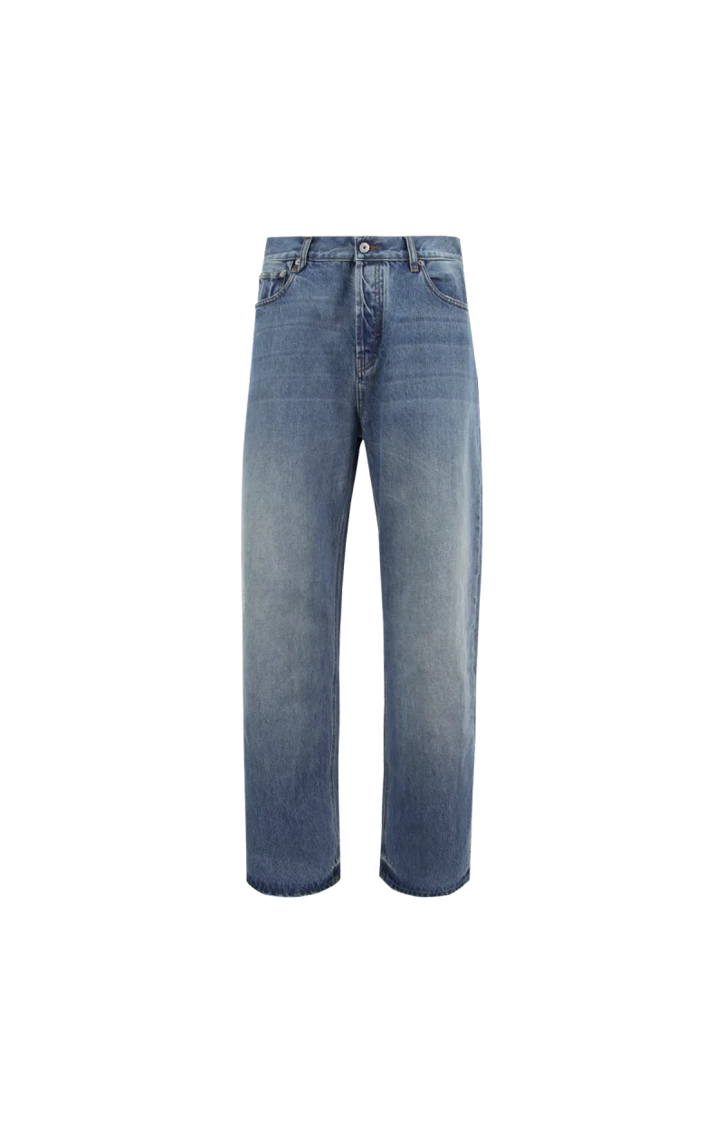 De-Nîmes Straight Denim Pants