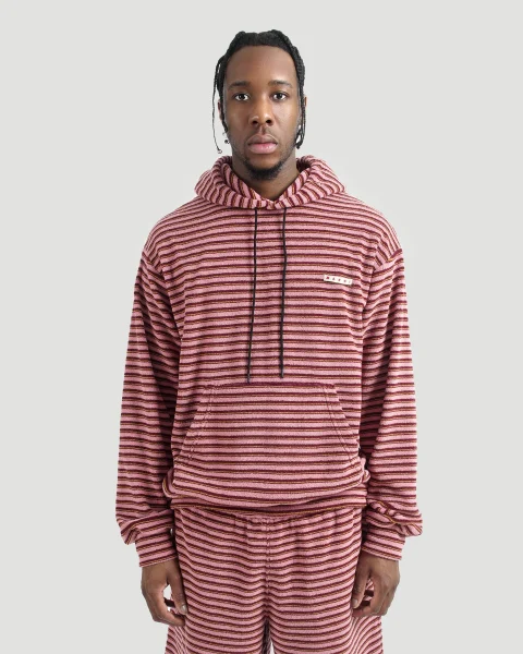Layered Striped Hoodie — снимка 3