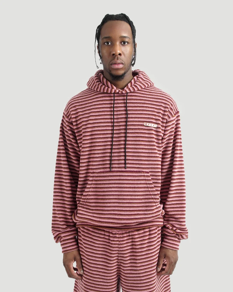 Layered Striped Hoodie — снимка 3