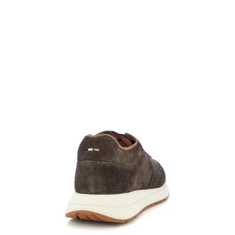 Мъжки Сникърс BOSS – 50563960 VINSTON RUNN SDPF DARK BROWN — снимка 2