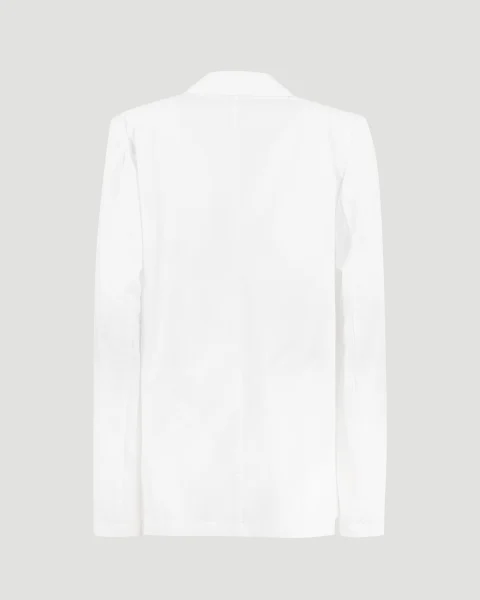 Blazer Shirt in White — снимка 2
