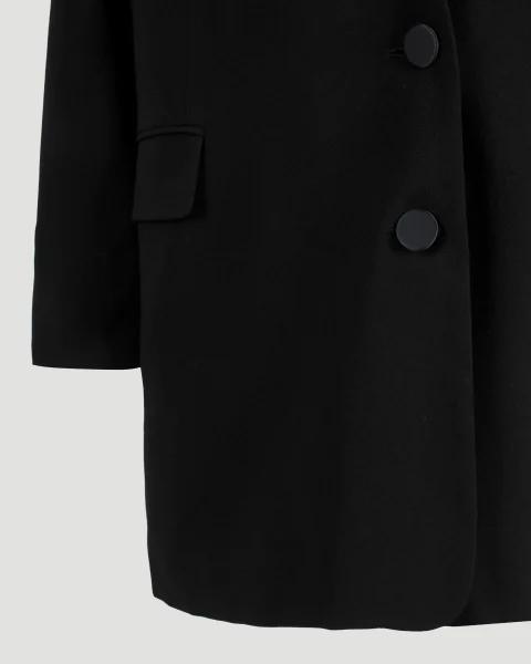Single-Breasted Blazer in Black — снимка 3