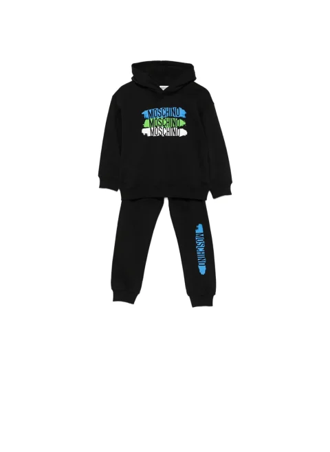 Спортен комплект с принт Moschino Kids