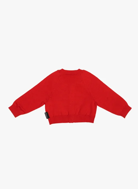 Жилетка с бродерия Moschino Kids — снимка 5