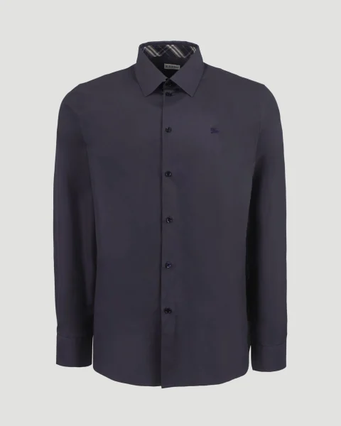 Classic Cotton Shirt in Indigo