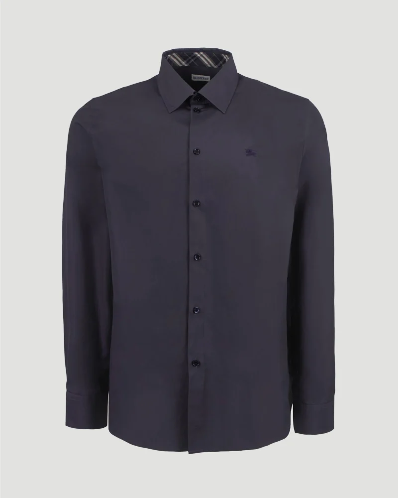 Classic Cotton Shirt in Indigo
