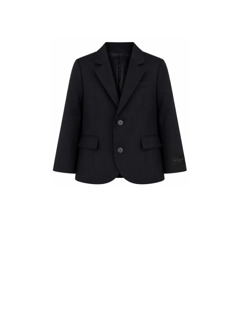 Едноредно сако с вълна Givenchy Kids