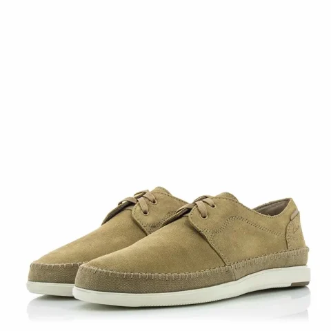 Мъжки Ежедневни CLARKS – 26171674 BRATTON LO SAND SUEDE — снимка 3