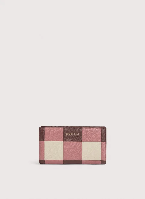 Портфейл Coccinelle Metallic Large Multi Winter Rose — снимка 1