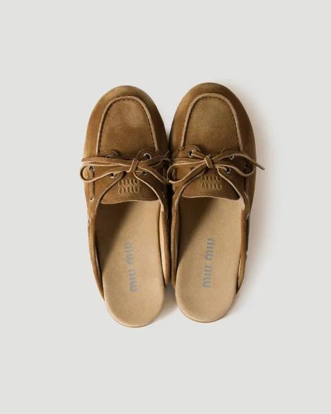 Faded Suede Mules — снимка 2