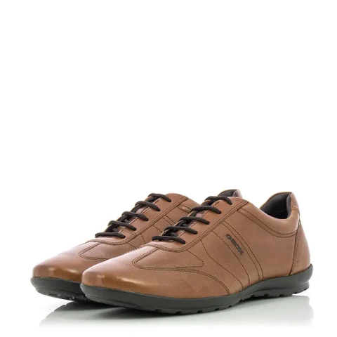 Мъжки Ежедневни GEOX – U74A5B 00043 UOMO SYMBOL BROWN COTTO — снимка 3