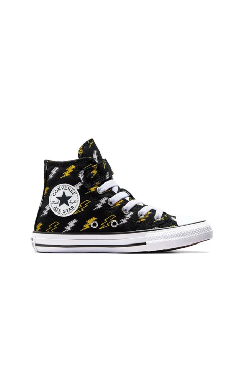 Детски Sneakers Chuck Taylor All Star Electric Bolt A08373C 001-black/golden wren/ghost town