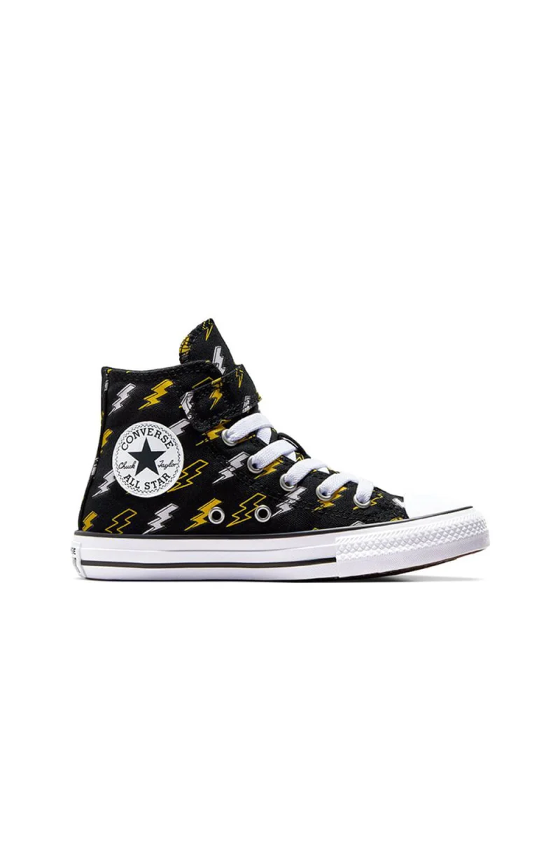 Детски Sneakers Chuck Taylor All Star Electric Bolt A08373C 001-black/golden wren/ghost town