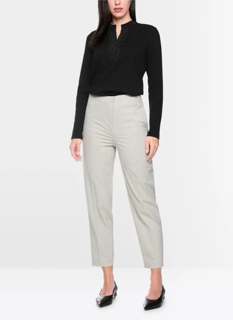 Блуза с детайли от коприна Marc Cain Collections — снимка 2