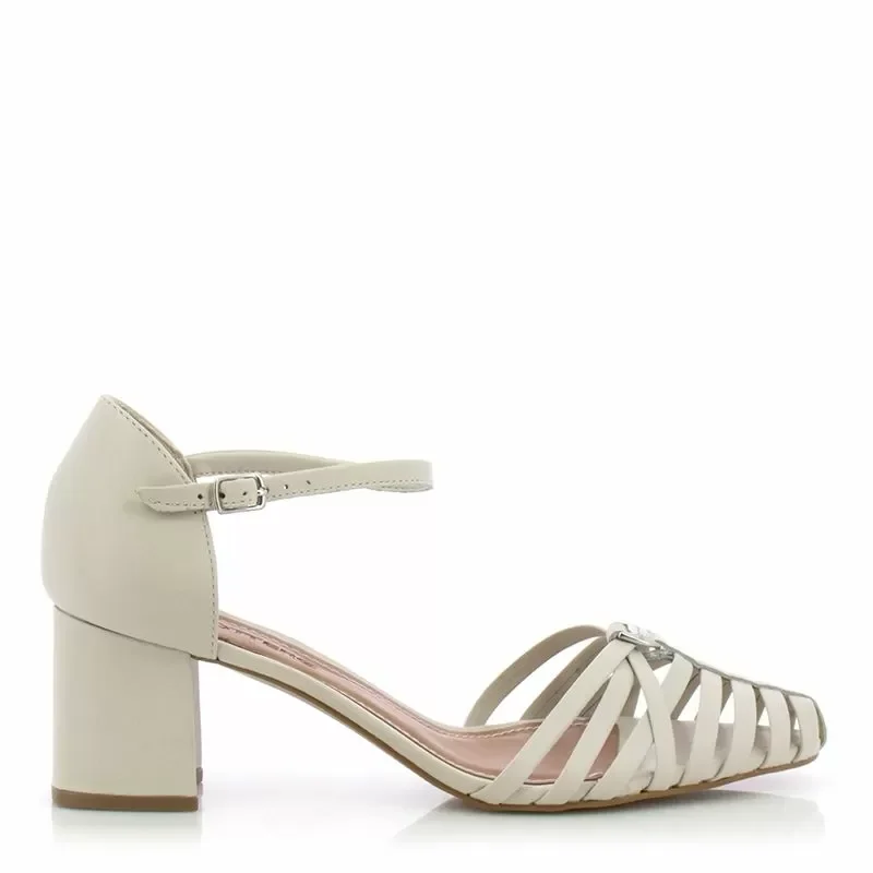Дамски Сандали На Ток BOTTERO – 360905 OFF WHITE