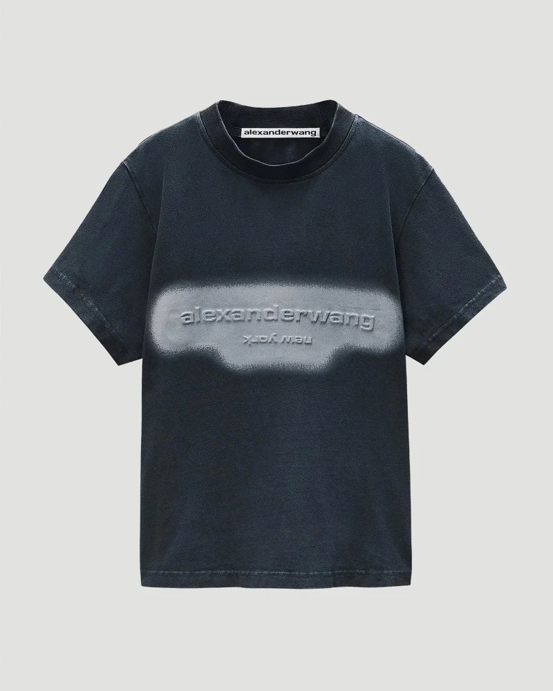 Reflective Halo Print Logo Tee