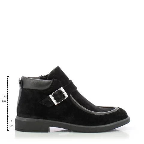Дамски Равни Боти CARLO FABIANI – 26103464 BLACK — снимка 6