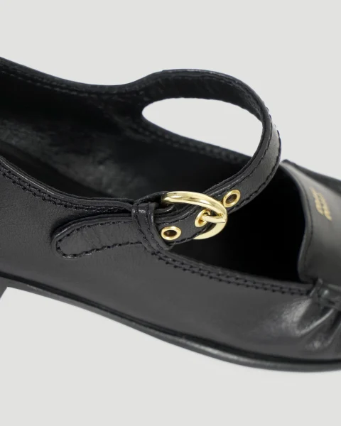 Leather Loafers with Strap — снимка 3