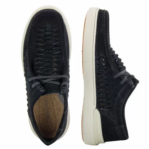 Мъжки Ежедневни CLARKS – 26172449 COURTLITE WEAVE BLACK — снимка 5