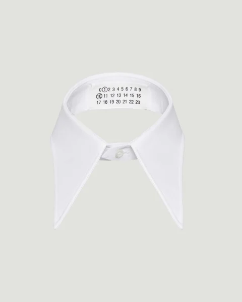 Cotton Poplin Collar in White
