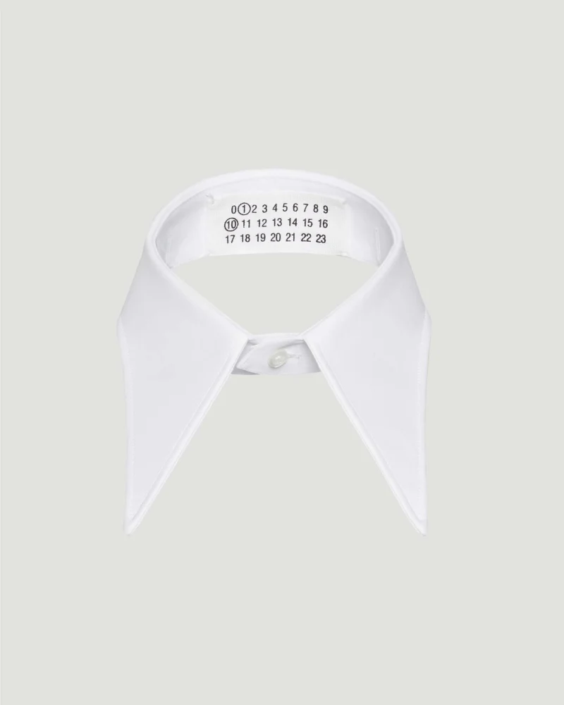 Cotton Poplin Collar in White