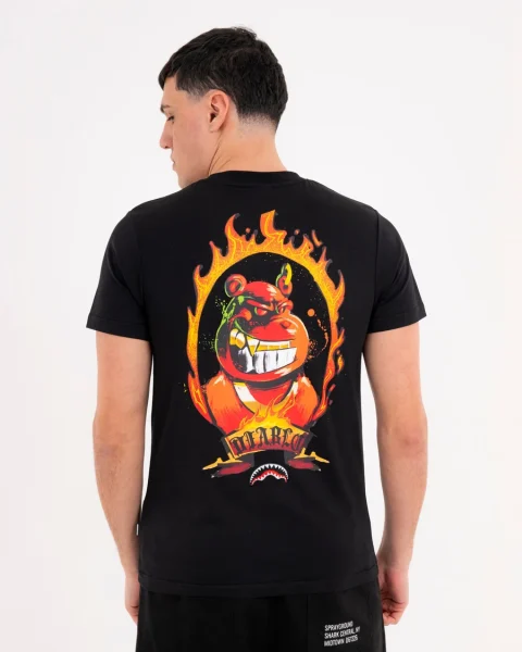 Тениска SCRIBBLY DIABLO BURNING REGULAR T-SHIRT BLK