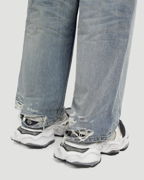 Men's Cargo Sneaker in White and Grey — снимка 3