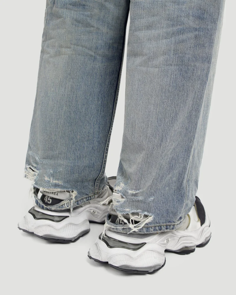 Men's Cargo Sneaker in White and Grey — снимка 3