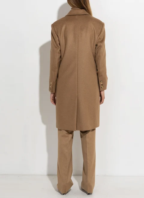 Двуредно палто от вълна Max Mara Cosa — снимка 3