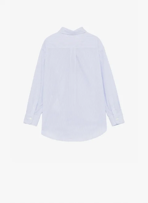 Риза с фино райе Etro Kids — снимка 2