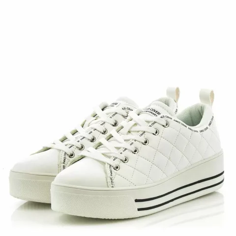 Дамски Сникърс ENRICO COVERI – ECW224217/01 -WHITE — снимка 3