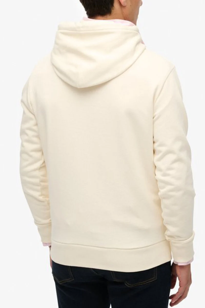 Суичър D1 Ovin Athletic Ess Hoodie M2014091A 8ml desert bone off white — снимка 2