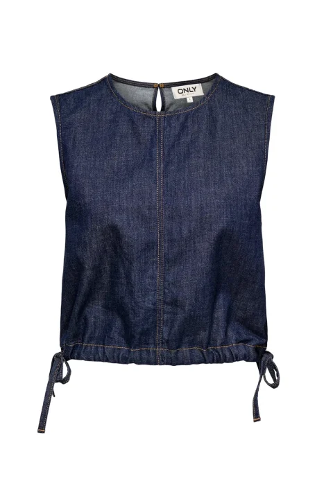 Top Onlsonnet S/L BoxyAkm 15369512 BS000042 dark blue denim