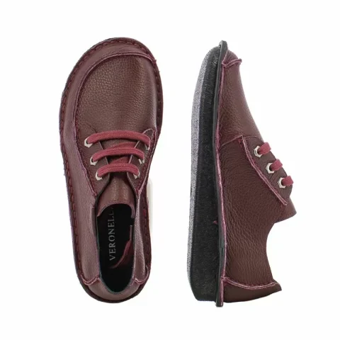 Дамски Ежедневни VERONELLA – 123-123-1 BORDO — снимка 4