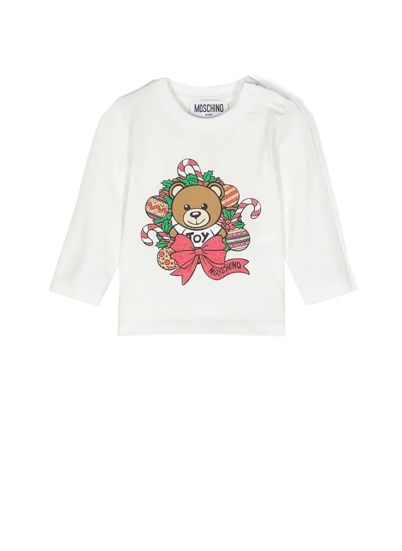 Блуза с принт Moschino Kids