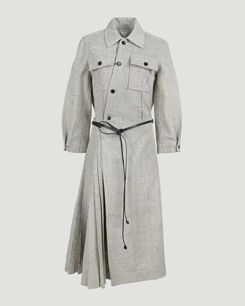 Melange Viscose and Silk Dress