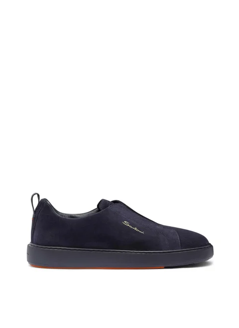 Велурени кецове 'Slip-on' Santoni
