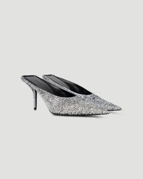 Knife Mules in Silver — снимка 3