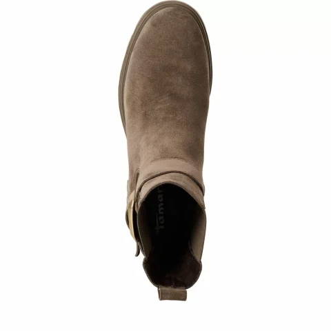 Дамски Боти На Ток TAMARIS – 1-25433-45-341 TAUPE — снимка 5