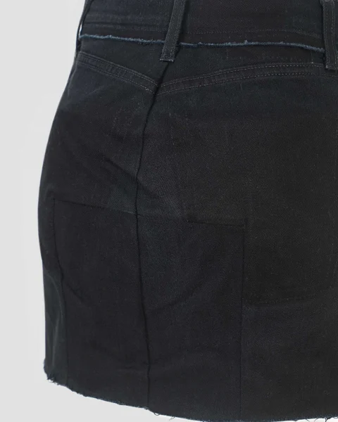 Denim Skirt in Black — снимка 4