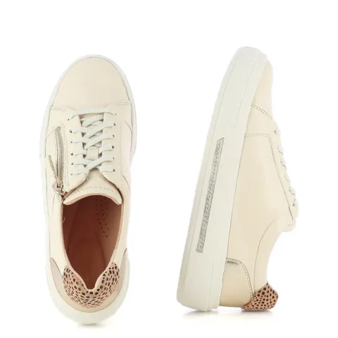 Дамски Сникърс CLARKS – 26185914 HOLLYROSE ZIP CREAM MULTI — снимка 5