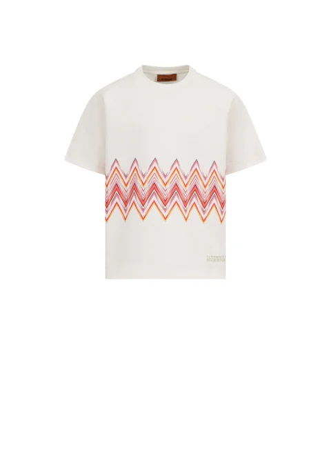 Тишърт с принт Missoni Kids