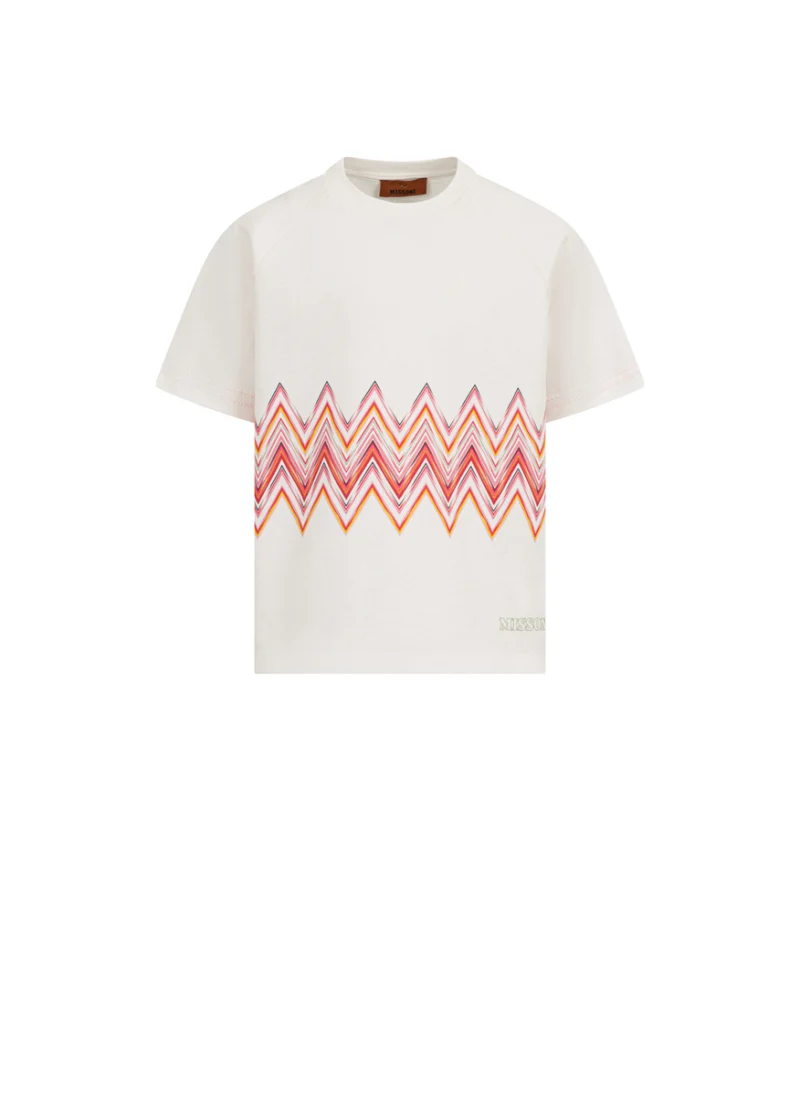 Тишърт с принт Missoni Kids
