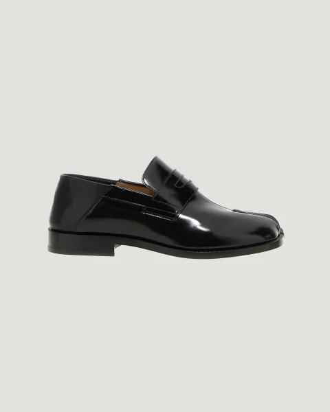 Tabi Slip-on Shoes in Black