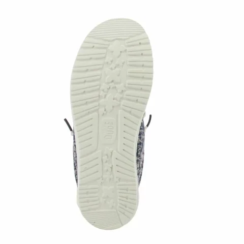 Мъжки Ежедневни HEY DUDE – 43091-4VE WALLY SURF NAVY/WHITE — снимка 4