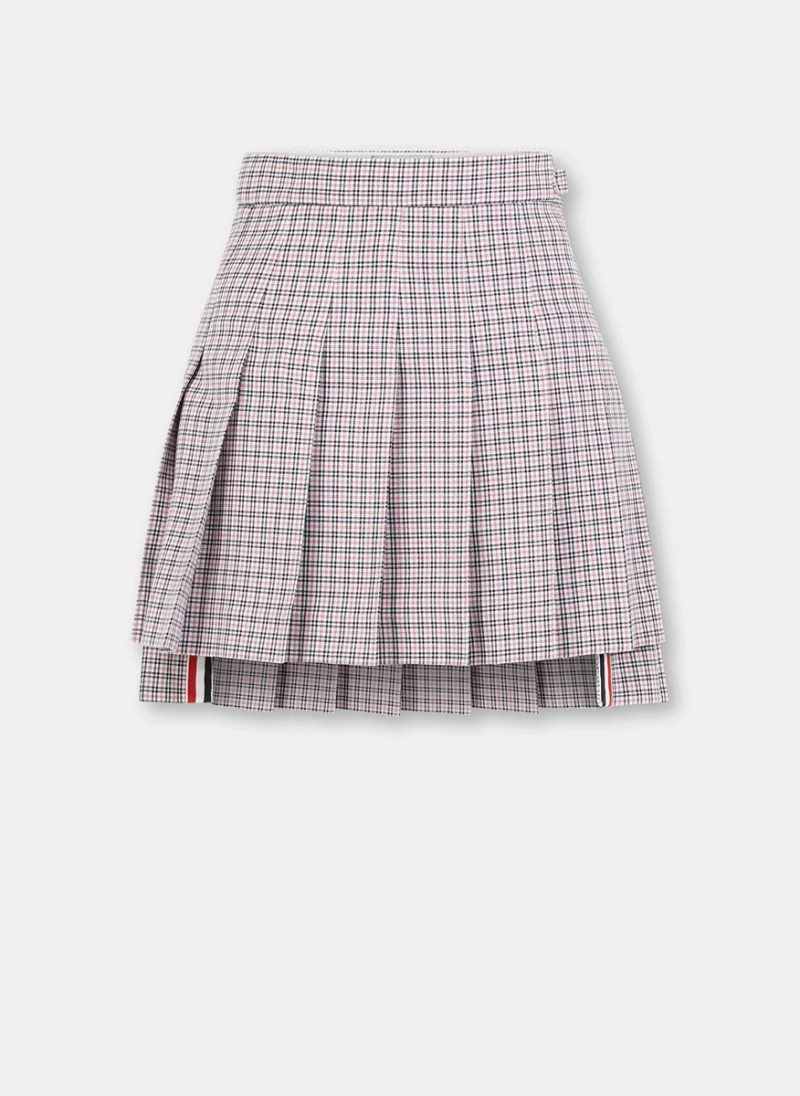 Мини пола с кариран принт Thom Browne