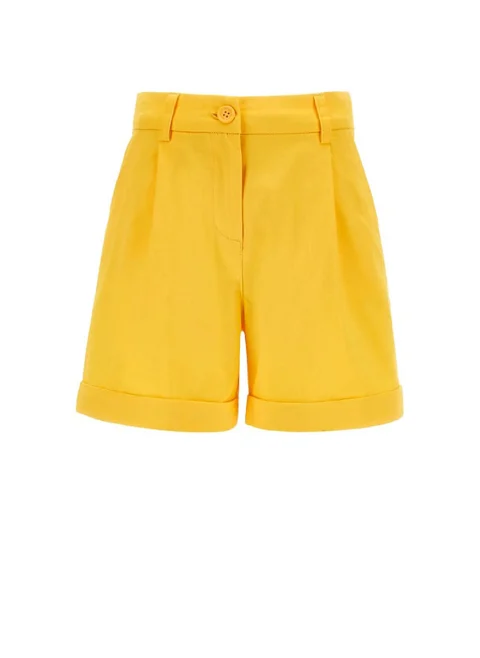 Къс панталон с лого принт Moschino Kids