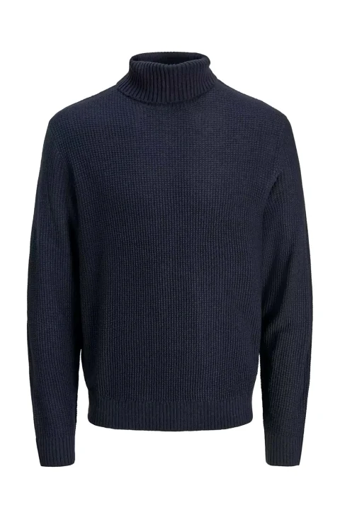 Плетено Jjroy Knit Roll Neck 12279279 19-3922 TCX sky captain
