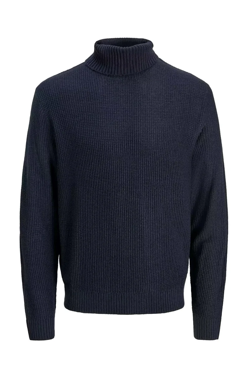 Плетено Jjroy Knit Roll Neck 12279279 19-3922 TCX sky captain