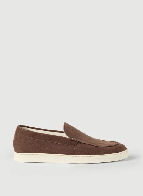 Велурени мокасини 'Sport style' Brunello Cucinelli